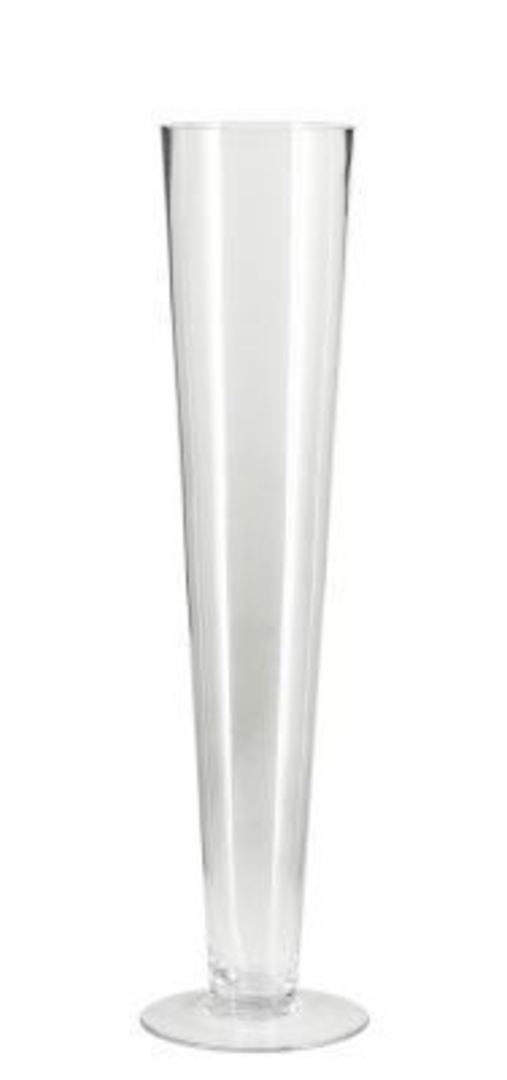 Tall Tapered Glass Vase (600h) image 0